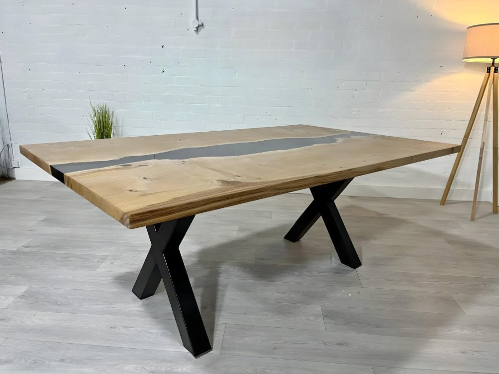 RockVine LiveFlow - Resin River Dining Table